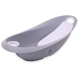 Lorelli Baby Badewannenset Sterne 87 cm Griff Neugeborenen-Einsatz Seifenablage grau