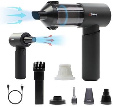 Wagan EL7209 Go Jet & Vac Cordless Vacuum and Air Blower
