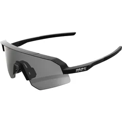 100%, Unisex, Sportbrille, SLENDALE SL Matte Black - Smoke Lens (Black, Black Matt, Matte Black, Black, Smoke), Schwarz