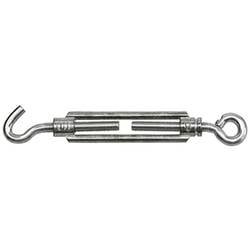 SWG 6808055075 Spannschloss Haken-Öse M5 Guss, Draht galvanisch verzinkt 25 St.