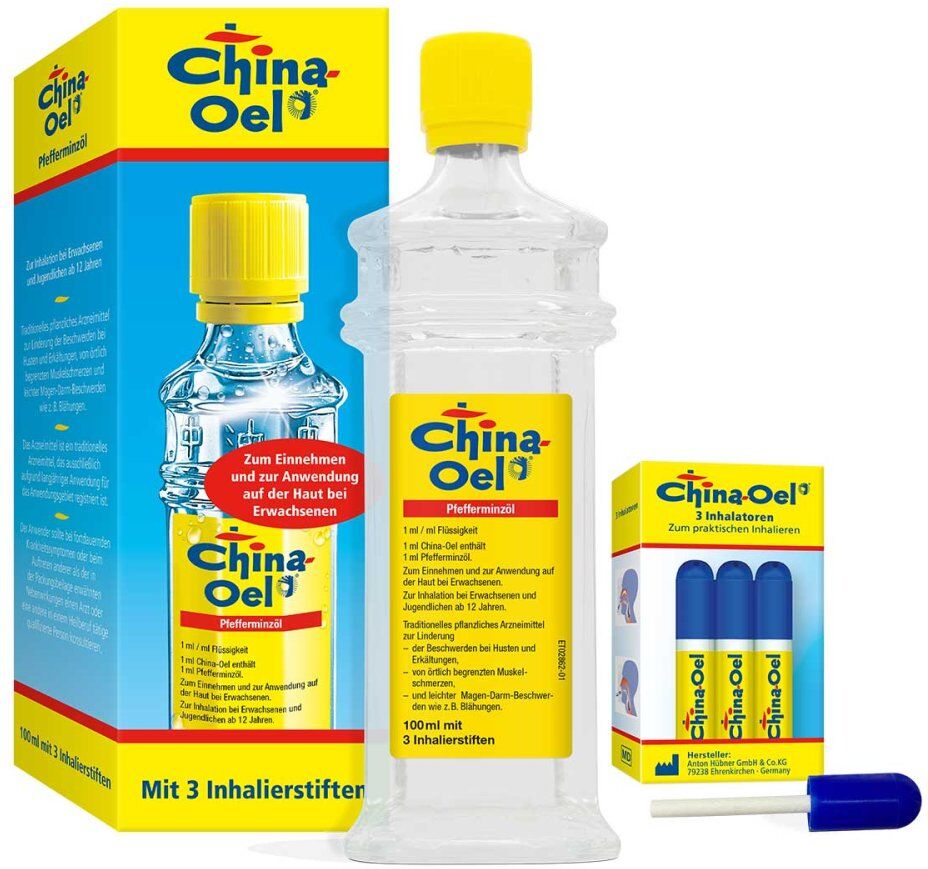 China Oel China-Oel mit 3 Inhalierstiften