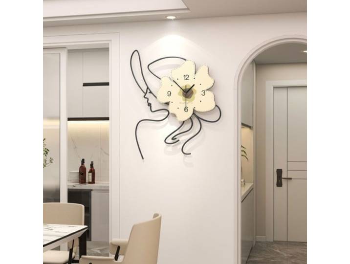 Salon grande horloge murale Design créatif Art horloges murales silencieuses chronométrage précis articles de décoration de maison de luxe modernes