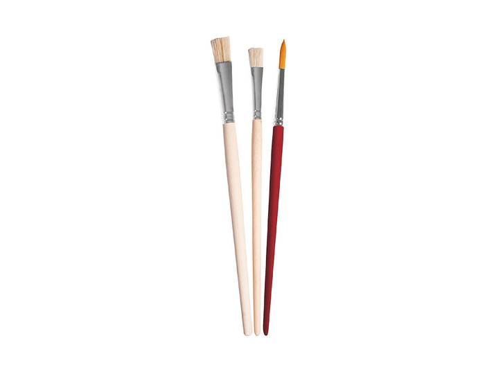 Rayher Pinselset Art mit FSC Borste und Synthetik 3 Stück