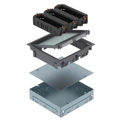 OBO Bettermann GULVBOKS KOMPLET GES 9 M/DSER 12 MOD.TR (7427479)