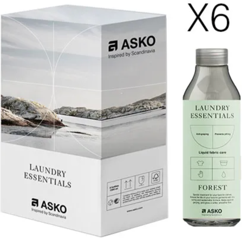 Ⓜ️🔵🔵🔵 ASKO Ammorbidente 6 flaconi - Ammorbidente lavatrice, confezione da 6 flaconi da