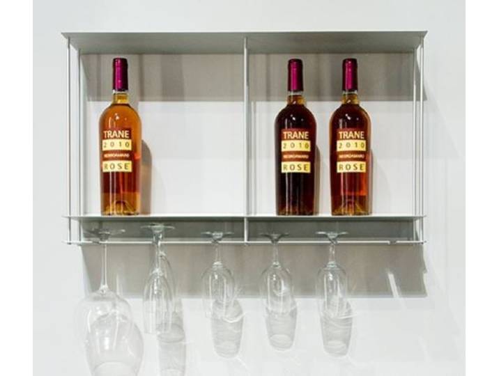 KRIPTONITE porte-bouteilles mural CANTINETTA (Aluminium - Métal)