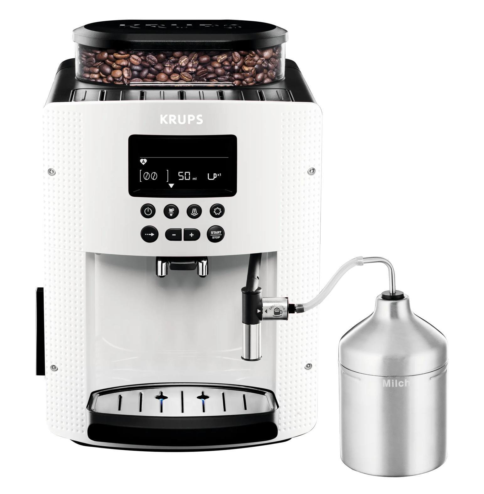 Krups EA 8161 Espresso-Kaffee-Vollautomat Weiß