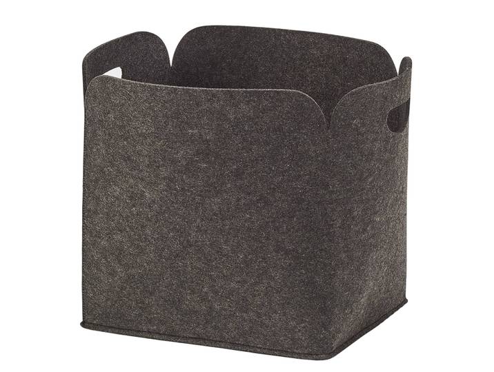 Aufbewahrungskorb Udine 36 x 36 x 28cm Grau/Anthrazit
