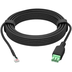 HP Poly Studio A2 Black Cable for Table Mic Input JST to Male Phoenix Connector 6M(20ft), Headset Zubehör