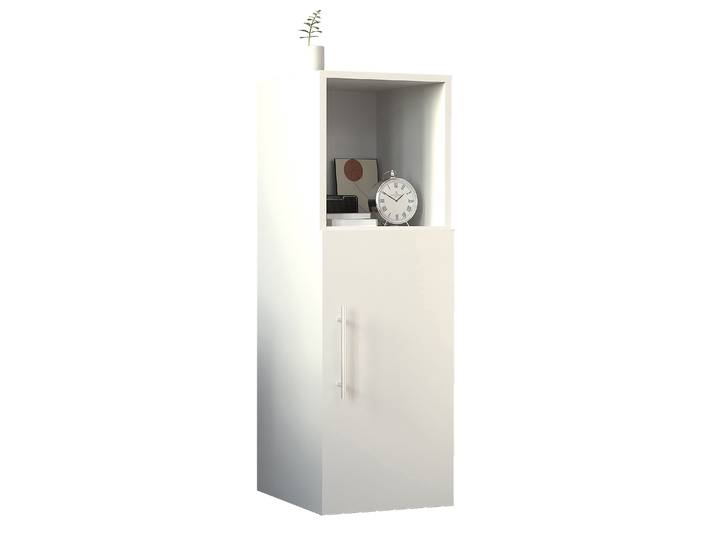 Nachttisch VCM Holz Nachttisch Beistellmöbel Seitenschrank Narila , weiß, Tische, Nachttisch