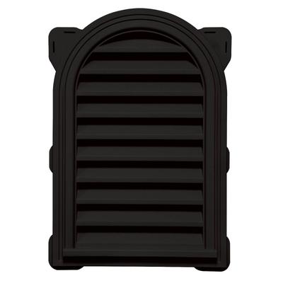 Mid America Round Top Vinyl Gable Vents Special Order 22x32 - 002 Black