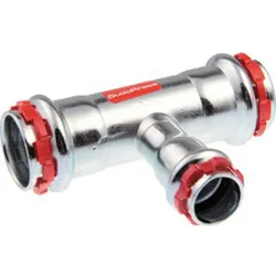 VSH T-Stück reduziert i/i/i 35 x 28 x 35 C-Stahl V-Kontur 6561082