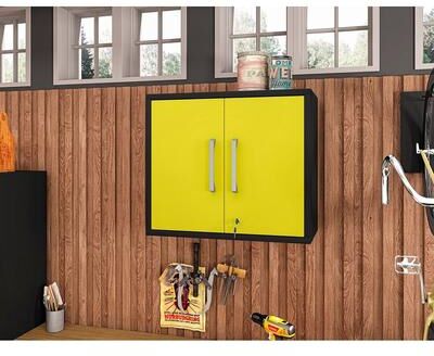 "Manhattan Comfort Eiffel 28"" Floating Garage Cabinet"