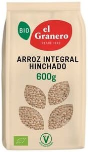 El Granero Integral Arroz Integral Inchado Bio 600g