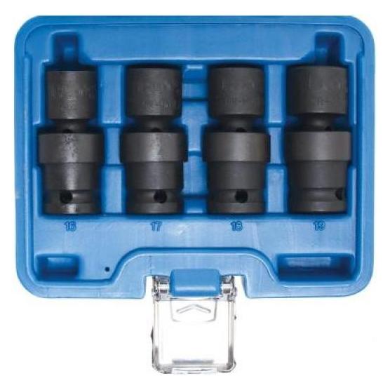 BGS Kraft-Kugelgelenk-Einsatz-Satz Antrieb Innenvierkant 12,5 mm (1/2") 4-tlg. (19 mm) (5200)