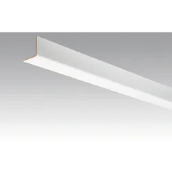 MEISTER Winkelleiste 33/33 mm  Uni weiß glänzend DF 324 - 2380 mm