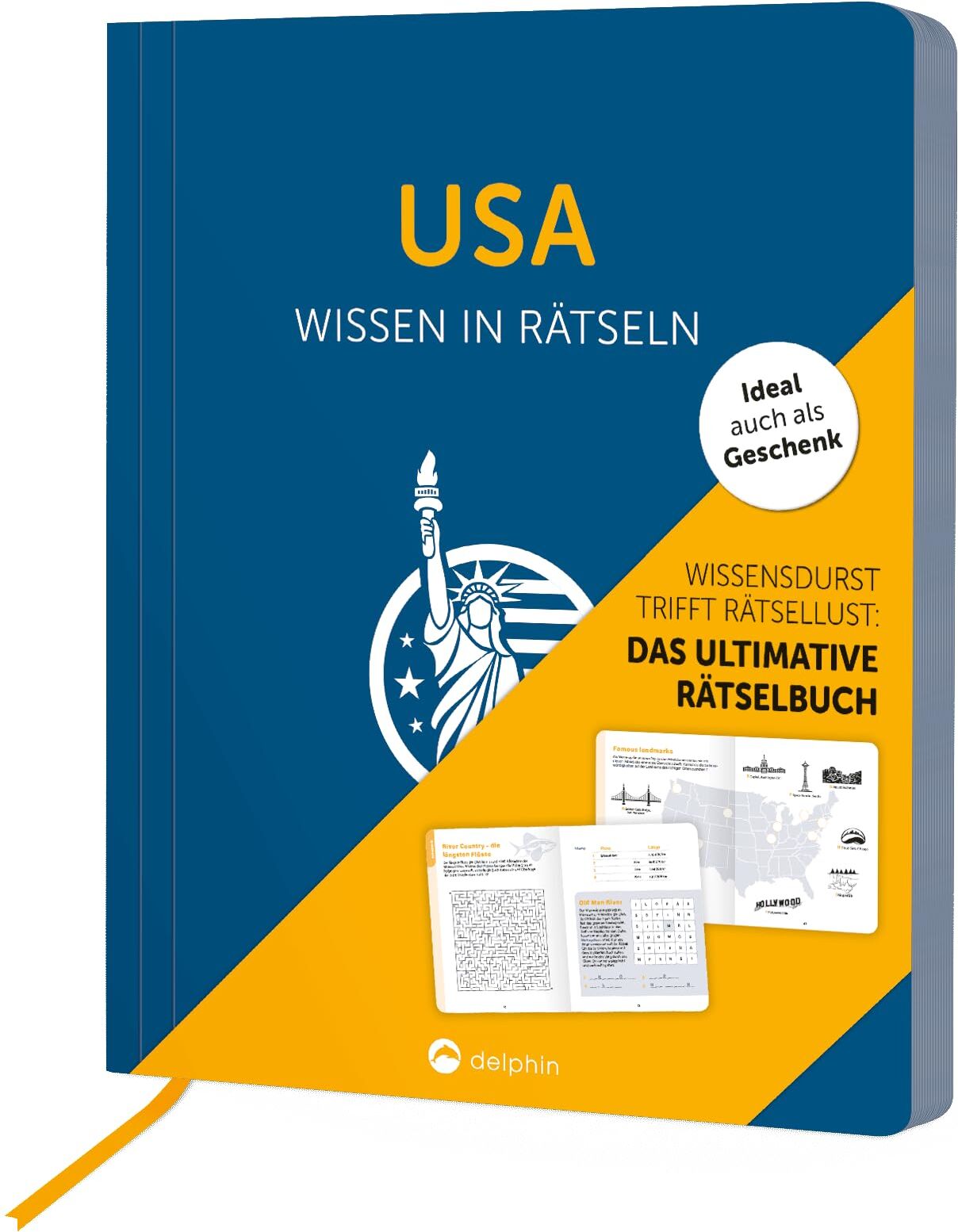 USA I Wissen in Rätseln: Rätselbuch für Erwachsene. Das perfekte Geschenk für USA-Fans und Rätsel-Freunde - Preis vom 14.10.2026 23:07:16 h