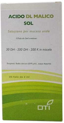 Oti Acido Dl Malico Sol*os 20f 2ml