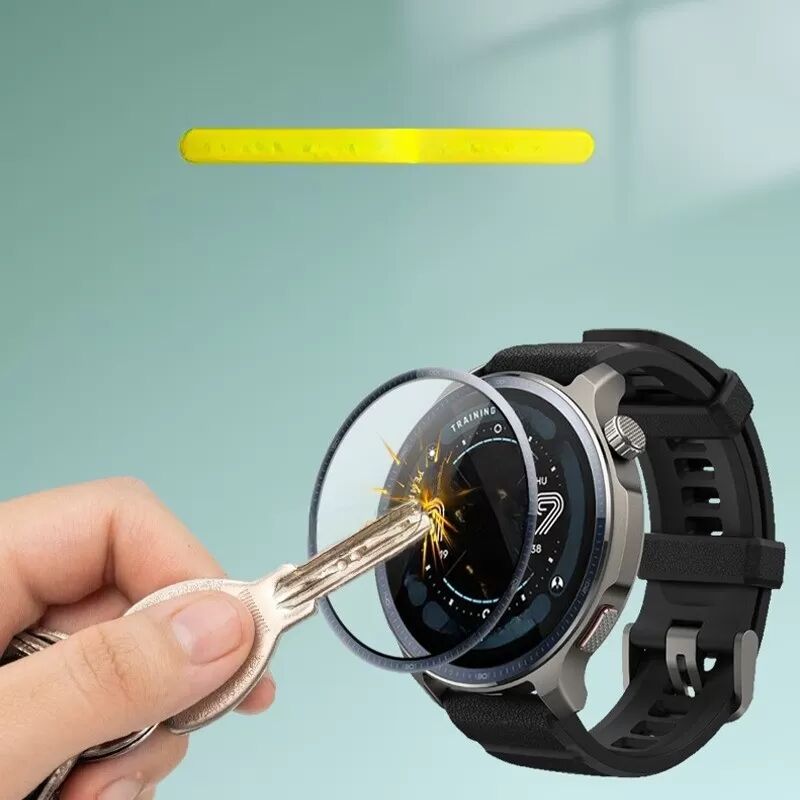 INF 2 Stück HD Displayschutzfolie aus gehärtetem Glas kompatibel mit Huami Balance 2