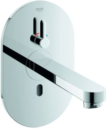 Grohe Eurosmart Cosmopolitan E Bluetooth Fertigmontageset 36412000 Ausladung 172mm, chrom, Infrarot-Waschtisch-Wand-Armatur, mit Trafo