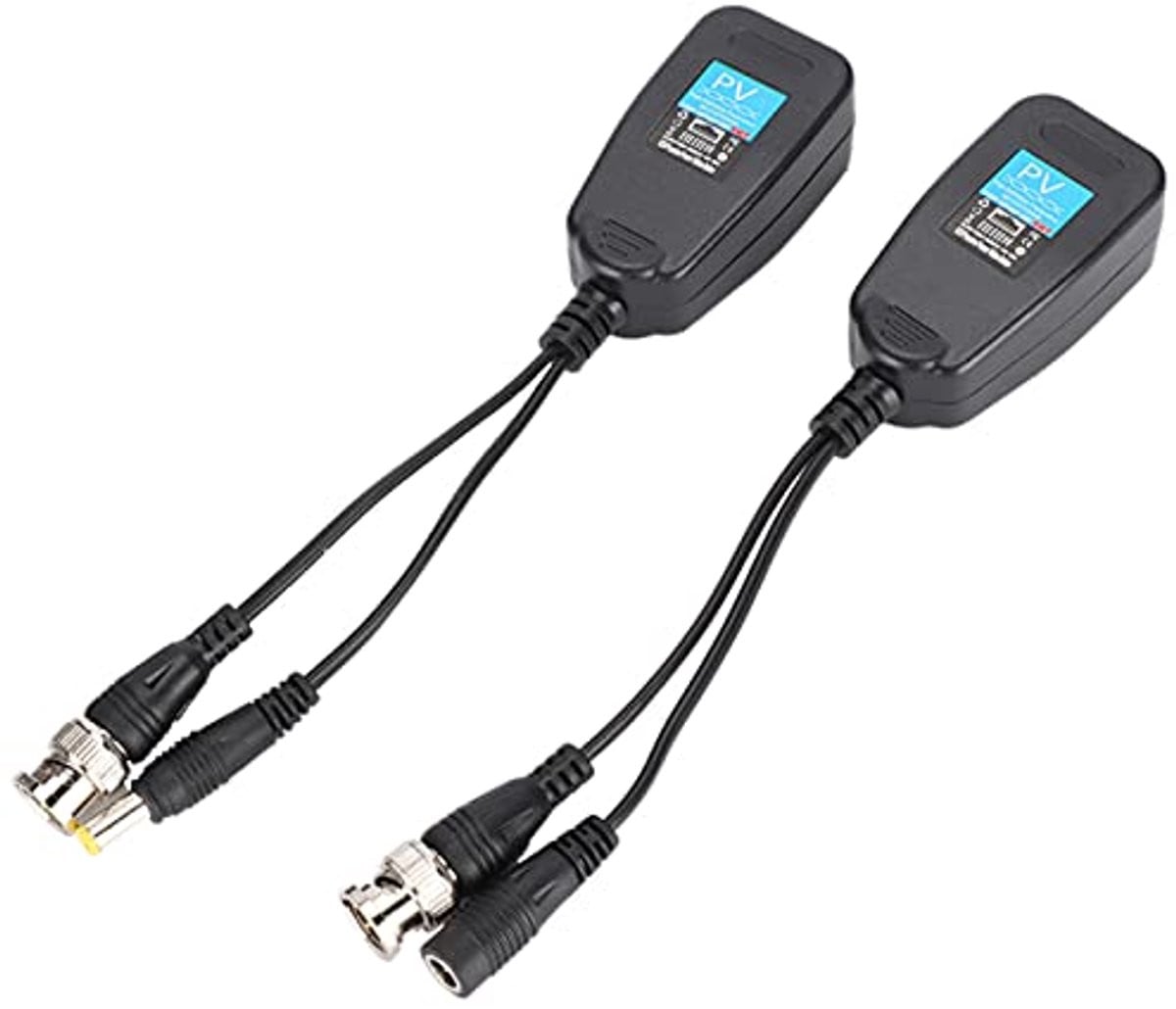 1 Paar Passieve Video Power Data Balun voor CCTV Coax BNC naar RJ45 Twisted Pair Netwerk Transceiver