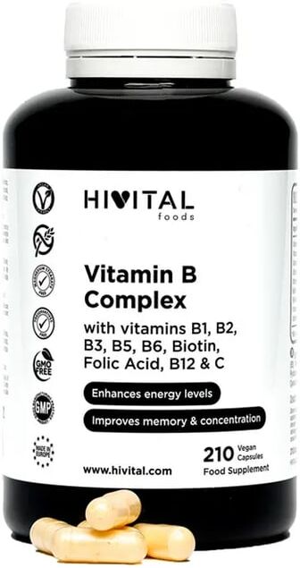 Hivital Foods Vitamin B Complex 210 VCaps