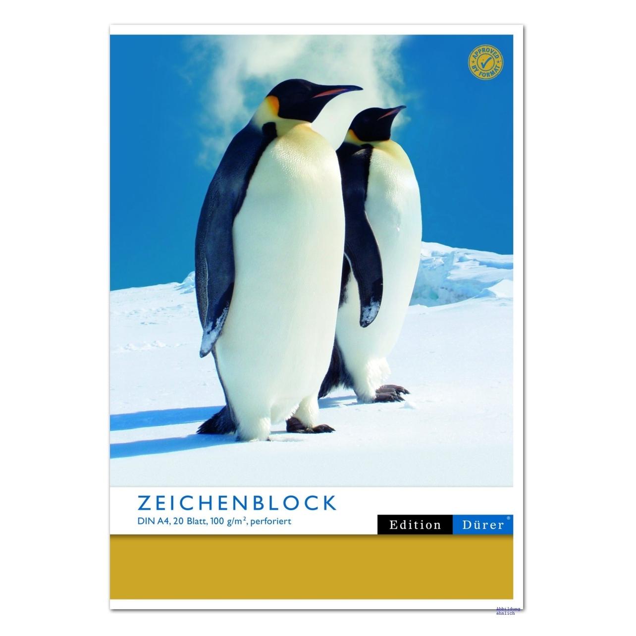Staufen Zeichenblock, DIN A4, 100 g/qm, 20 Blatt (A4, Blanko) (040420000)