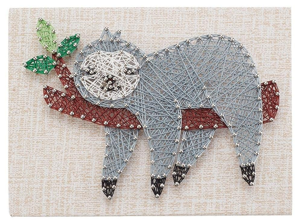 DIY 3D String Art Kit met Sloth en Accessoires voor volwassenen