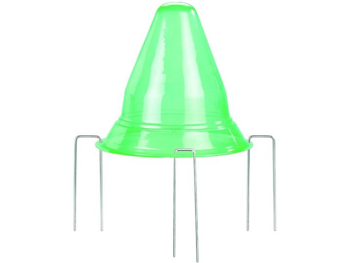 Pflanzenschutzdach MAXIMEX 6 Stück Pflanzenhut , grün, B:27cm H:23,5cm, Gewächshäuser, Pflanzenschutzdach, schützt Setzlinge vor Witterung & Schädlingen, für Beet & Hochbeet