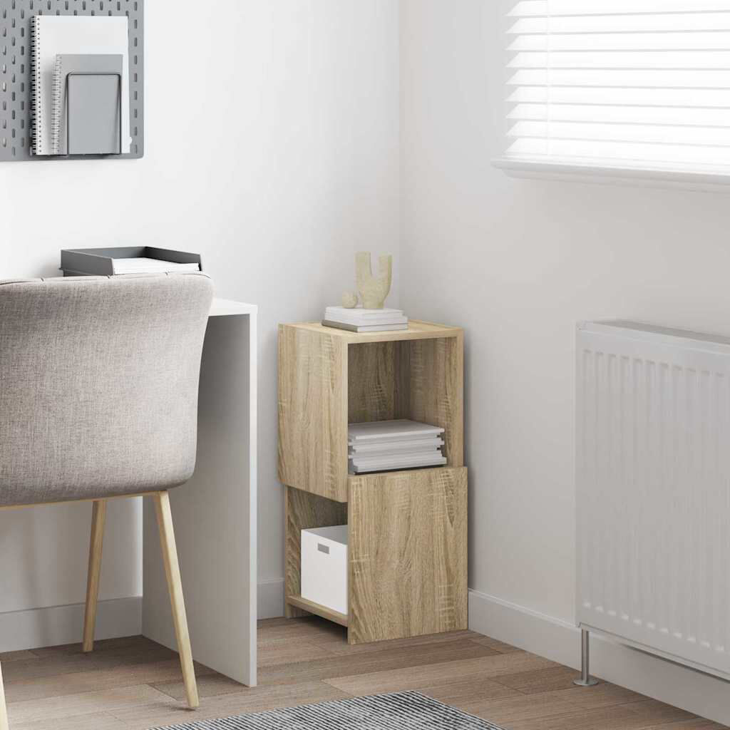 Metro Corner Accent Chest Sonoma Oak 65cm H x 30.5cm W x 30cm D