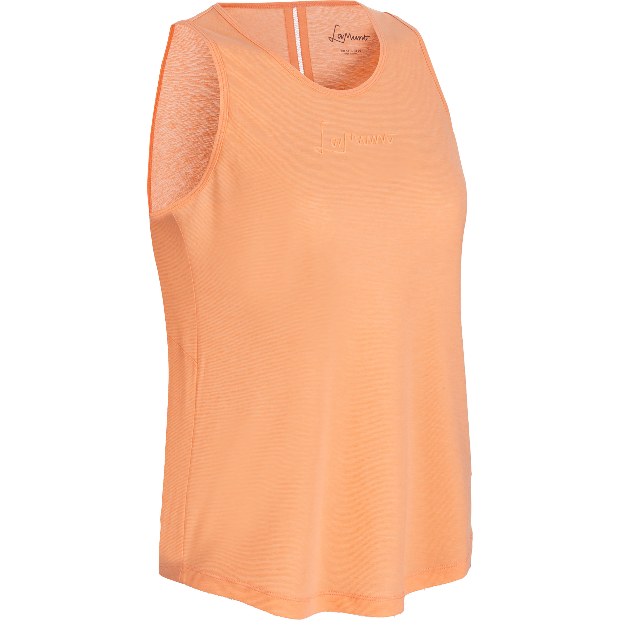 LaMunt Tina Logo Light Top Damen Tanktops orange Größe XL Trekking Hautfreundlich