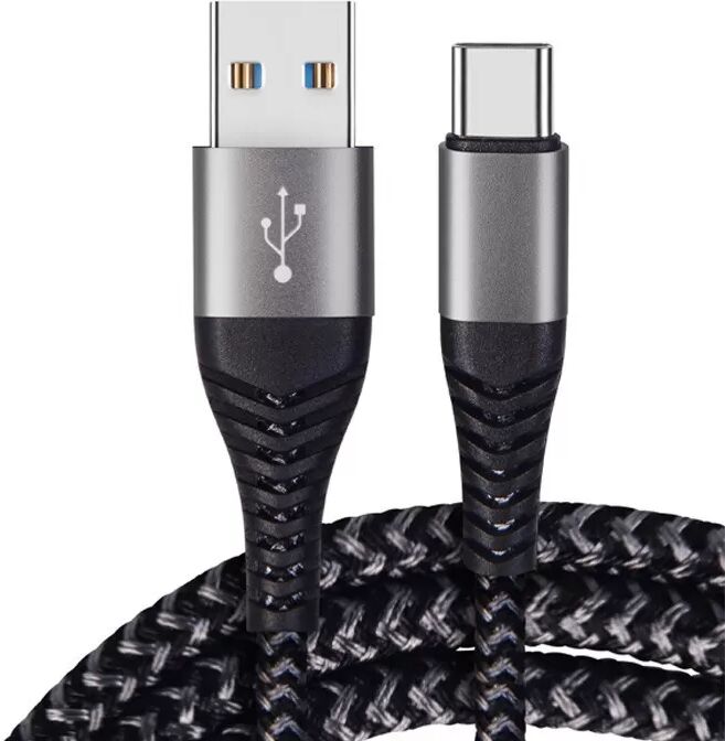 INF 60W USB-C Schnellladekabel 2er-Pack, Nylon-geflochtenes USB-zu-Typ-C-Kabel 1,5 Mio.
