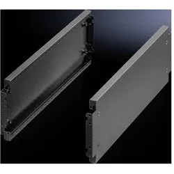 Rittal 8640.044 Rack Zubehör Sockelabdeckung, Serverschrank Zubehör, Schwarz