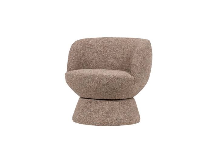 Fauteuil pivotant marron mélangé SHUFFLE