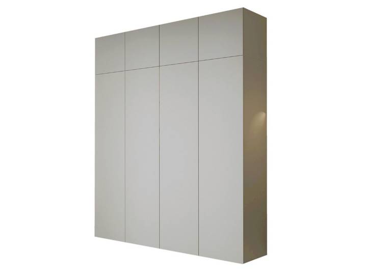 Compleo Kleiderschrank kaschmir oder eiche artisan, Aufsatz ols Option