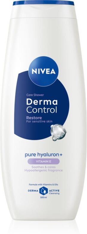 NIVEA Derma Control Restore moisturising shower gel with hyaluronic acid 500 ml