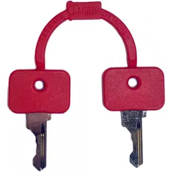 ABB P9ACC37 Ersatzschlüssel mit Schlüssel-, code 37, Metall Reihe, 1 Set=2 Stück