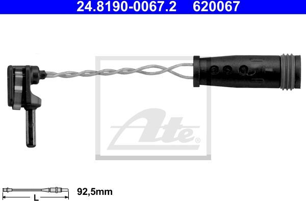 Ate Bremsen-Set Va + Ha Sizw2n6zf1 Hinterachse Gelocht/innenbel. 300mm 12mm Für Mercedes