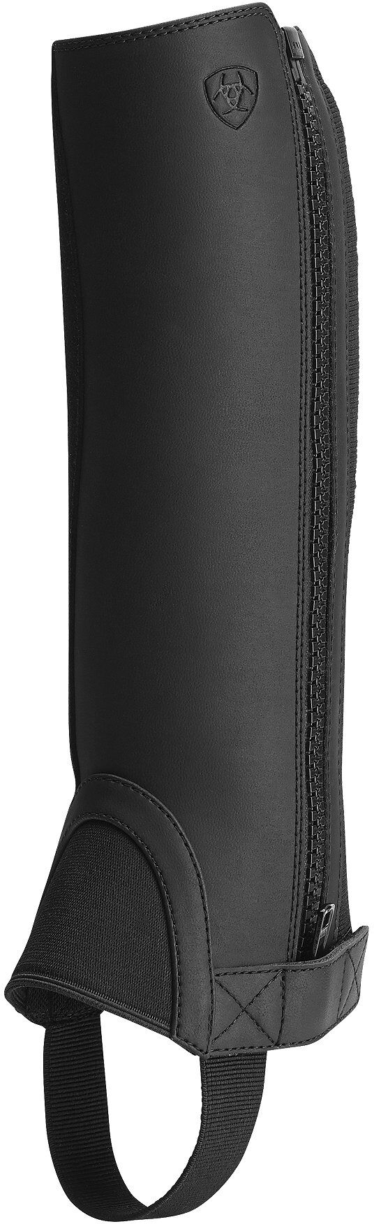 Kid's Scout Half Chapin Black Leather, Size: Small by Ariat