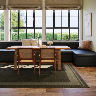 Nate Berkus x Rugs USA Nate Berkus Canon Bordered Wool Cozy Area Rug