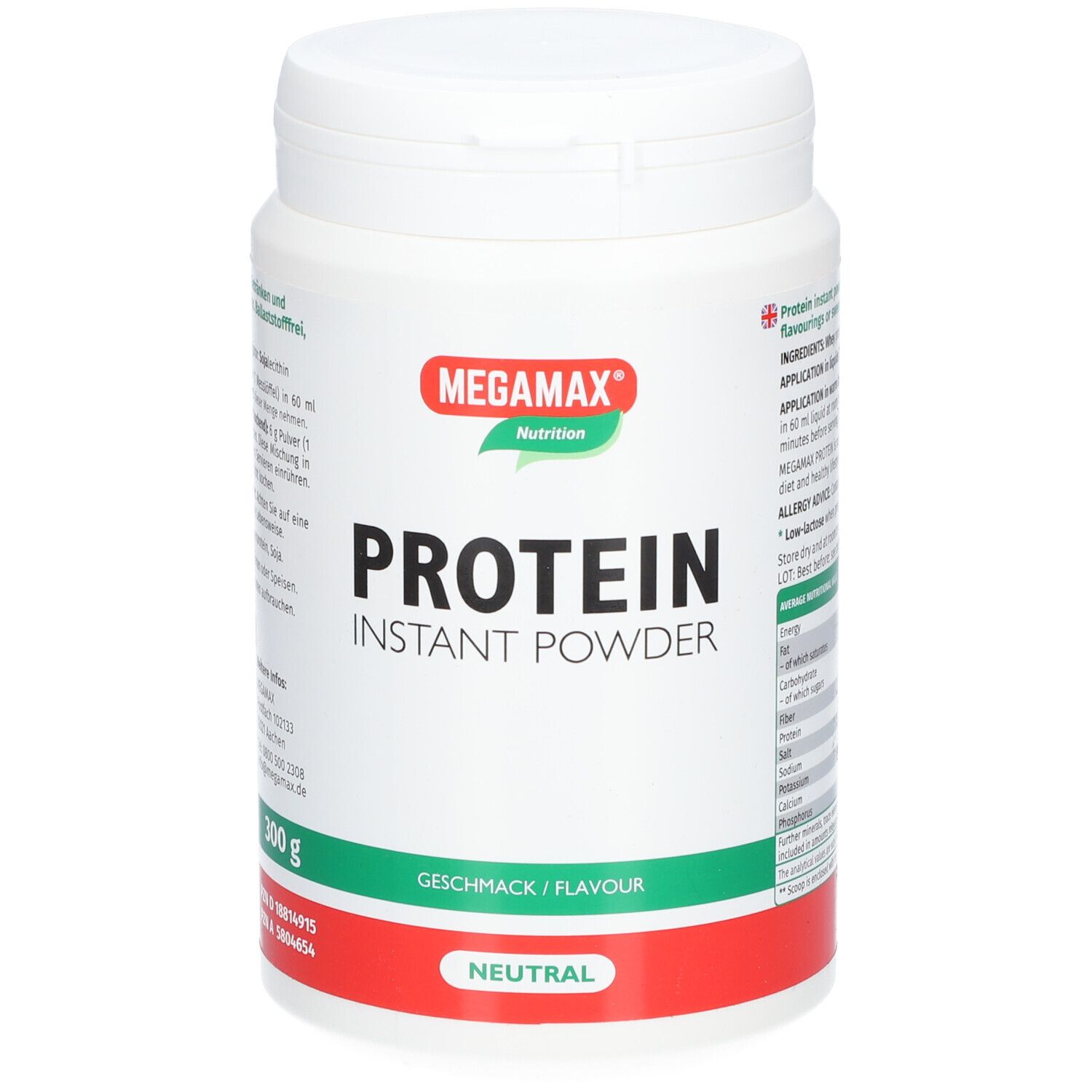 Protein Powder instant Megamax 300 g Pulver