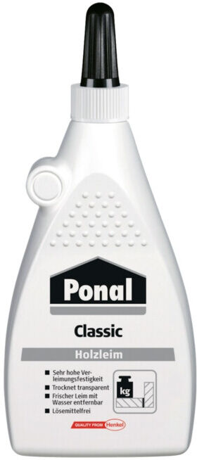 Ponal Classic Colle PVAc blanche 225 g bouteille (PN18)