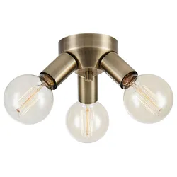 Deckenleuchte Mazzo Messingfarben max. 40 Watt Deckenlampe