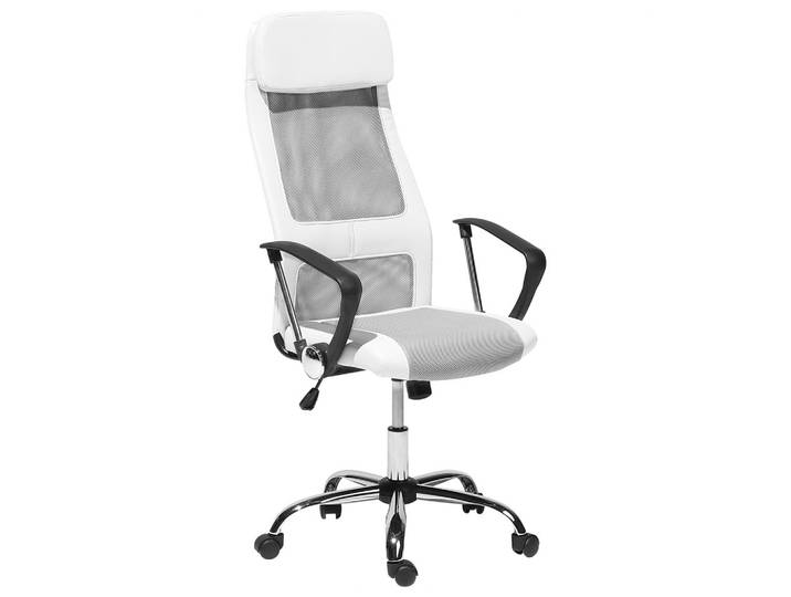 BÜROSTUHL Kunstleder Weiß Pioneer