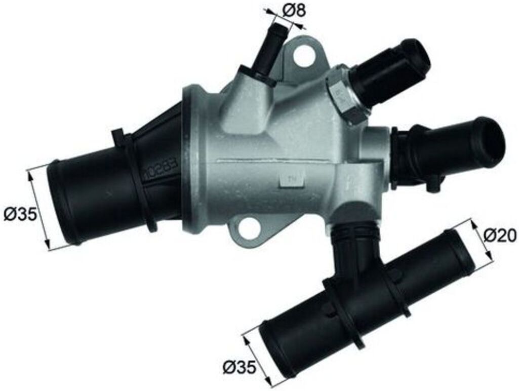 Thermostat d'eau MAHLE TI 170 88