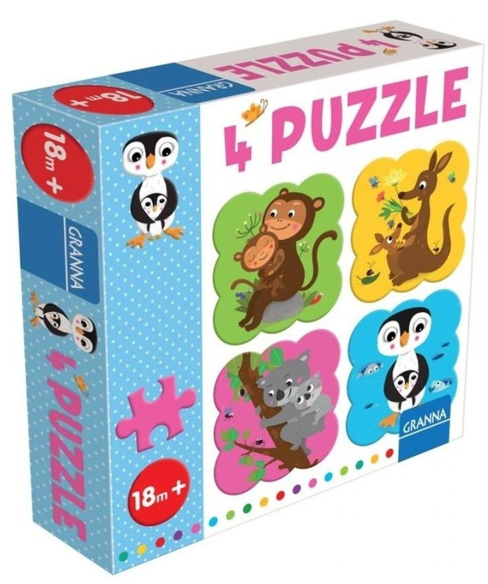 Granna 4-delige puzzel Pinguïn