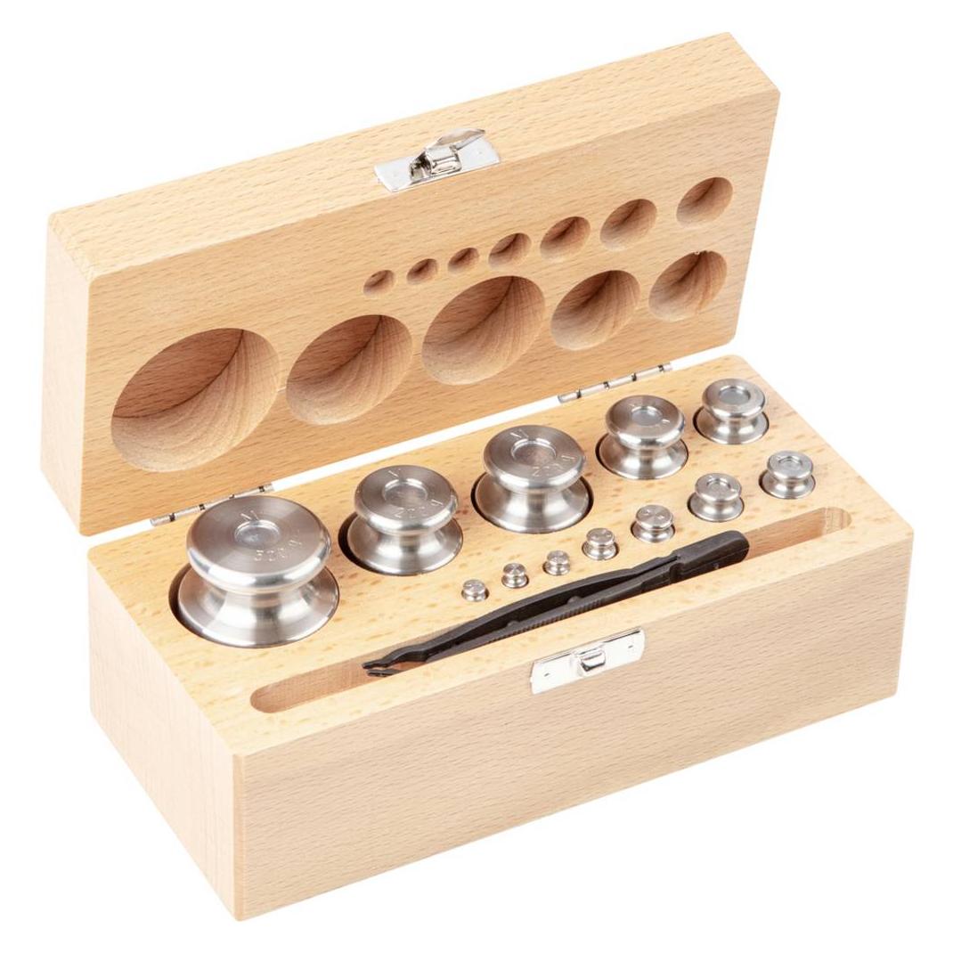 Kern 344-05 M1 Gewichtsatz, 1 g - 500 g Edelstahl, im Holzetui (344-05) (344-05)