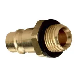 RODCRAFT Stecknippel mit Gewinde 21mm (1/2") Aussengewinde (Messing) auf EURO Schnellkupplung - 8951011811