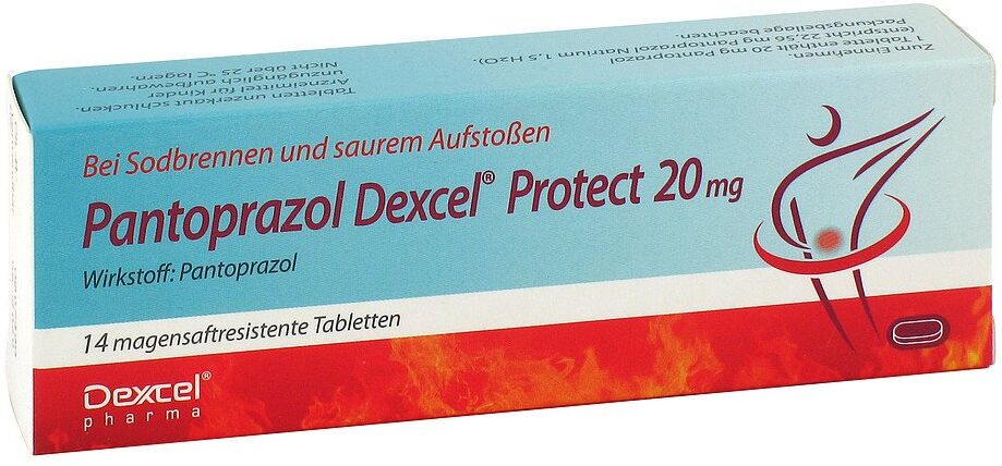 Pantoprazol Dexcel Protect 20mg 14stk