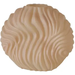Boltze Vase Wavyl H=19cm - braun
